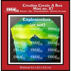 Crealies Create A Box Explosion mini CCABM27 finished: 6,5 x 6,5 x 6,5 cm (115634/1927) *