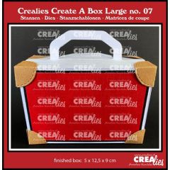 Crealies Create A Box Large Koffer groot CCABL07 finished: 5x12,5x9 cm (115634/2407) *