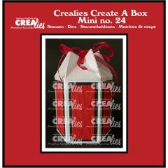 Crealies Create A Box Mini Zeshoek doos mini CCABM24 finished box: 5,5 x 6 x 8,5 cm (115634/1924) *