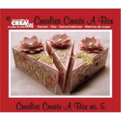 Crealies Create A Box no. 5 piece of cake 13,5 x 18,3 cm / CCAB05 (115634/2005) *