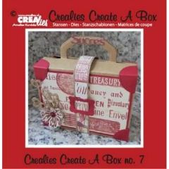 Crealies Create A Box no. 7 Suitcase 14,6 x 15,3 cm / CCAB07 (115634/2007) *