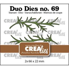 Crealies Duo Dies Takken A CLDD69 66x22mm (115634/0769) *