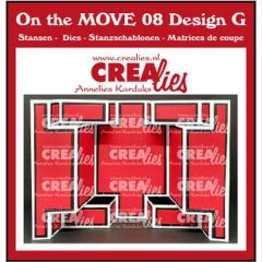 Crealies On The MOVE design G CLMOVE08 13,5x27cm (115634/4808) *