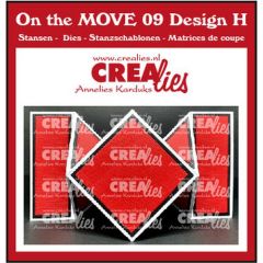 Crealies On The MOVE design H CLMOVE09 10x28cm (115634/4809) *