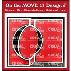 Crealies On The MOVE design J CLMOVE11 13,5x13,5cm (115634/4811) *