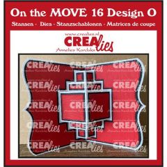 Crealies On the MOVE Design O Pop Up Card CLMOVE16 folded: 10,5x14,5cm (115634/4816) *