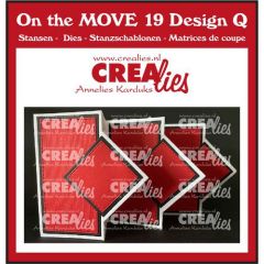 Crealies On the MOVE Design Q Ruiten CLMOVE19 folded: 10 x 12 cm  (115634/4819) *