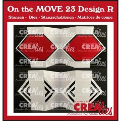 Crealies On the MOVE Design R diamanten CLMOVE23 10x13,5cm (115634/4823) *