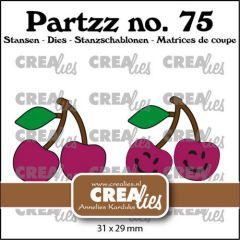 Crealies Partzz Kersen groot CLPartzz75 31x29mm (115634/5075) *