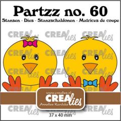 Crealies Partzz Kuiken CLPartzz60 37x40mm (115634/5060) *