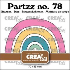 Crealies Partzz Regenboog CLPartzz78 70x45 mm (115634/5078) *