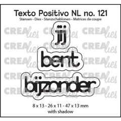 Crealies Texto Positivo jij bent bijzonder - NL (H) 8x13 - 26x11 - 47x13mm (POSNL121) *