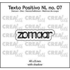 Crealies Texto Positivo zomaar - NL (H) 40x8mm (POSNL07) *