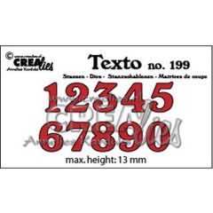 Crealies Texto Stansen cijfers middel CLTX199 max. height: 13 mm (115634/3002) *
