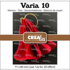 Crealies Varia 10 3D Kerstbal CLVARIA10 77x80mm(use12xfor3Deffect) (115634/1960) *