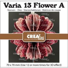Crealies Varia 3D bloem A CLVAR13 70x70mm (115634/1963) *