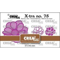 Crealies Xtra Anemoon klein CLXtra75 51x45mm (115634/0895) *