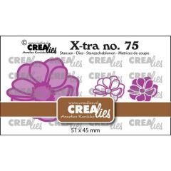 Crealies Xtra Anemoon klein CLXtra75 51x45mm *