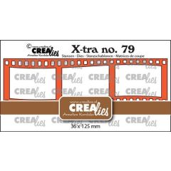 Crealies Xtra Filmstrip golvend horizontaal CLXtra79 36x125mm (115634/0899) *