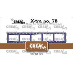 Crealies Xtra Filmstrip golvend klein CLXtra78 18x105mm (115634/0898) *