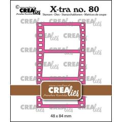 Crealies Xtra Filmstrip golvend verticaal CLXtra80 48x84mm *
