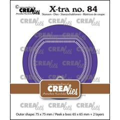 Crealies Xtra Kiekeboe cirkel CLXtra84 75x75mm (115634/0904) *