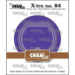 Crealies Xtra Kiekeboe cirkel CLXtra84 75x75mm *