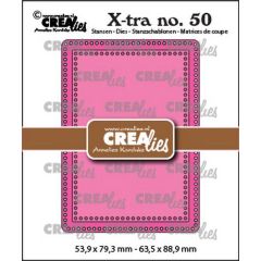 Crealies Xtra no. 50 ATC kleine Gaatjes CLXtra50 63,5x88,9mm (115634/0870) *