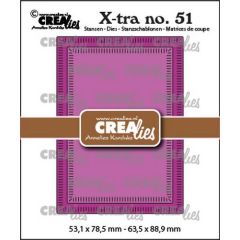 Crealies Xtra no. 51 ATC kleine Streepjes CLXtra51 63,5x88,9mm (115634/0871) *