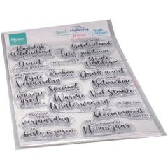 Marianne D Clear Stamps Wensen voor u (NL) CS1141 20 pcs, 110x150mm, NL/Dutch*