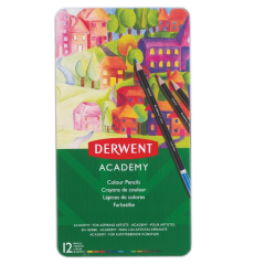 Derwent - Academy Colour Set met 12 Potloden (DAC2301937) *