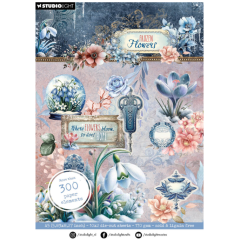 Frozen Flowers Die-cut Paper Pad Elements (SL-FF-DCPP266) *