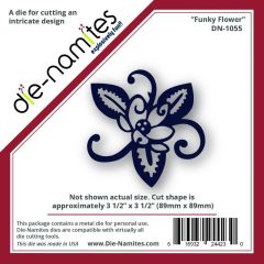 Die - Die-Namites - Funky Flower (DN-1055) (AFGEPRIJSD)