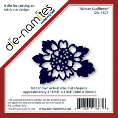 Die - Die-Namites - Winter Sunflower (DN-1107) (AFGEPRIJSD)