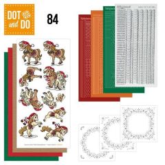 Dot and Do 084 - Yvonne Creations - Kerstpaarden