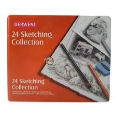 Derwent Schetspotloden Set 24 Stuk (DSK34306) *