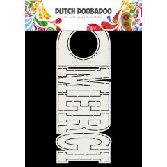 Dutch Doobadoo Card Art tekst Merci A4 470.713.773*