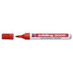 edding-3000 permanent marker rood 1ST 1,5-3 mm / 4-3000002
