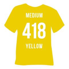 POLI-FLEX PREMIUM Flexfolie 30cm Breed Medium-Yellow (418)