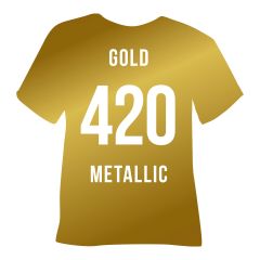 POLI-FLEX PREMIUM Flexfolie 30cm Breed - Metallic Gold (420)