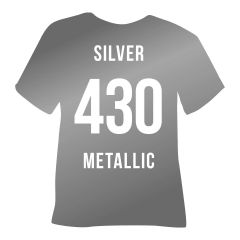 POLI-FLEX PREMIUM Flexfolie 30cm Breed - Metallic Silver (430)