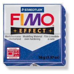 Fimo Effect glitter blauw 57 GR (8020-302)