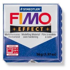 Fimo Effect - Glitter - Blauw - 57g - (8020-302)
