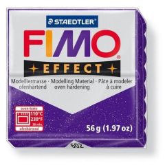 Fimo Effect- Glitter Paars - 57g - (8020-602)