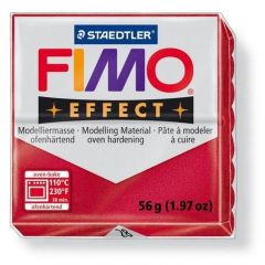 Fimo Effect metallic robijnrood 57 GR (8020-28)