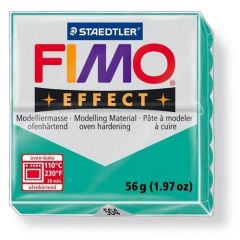 Fimo Effect - Translucent Groen - 57g - (8020-504)