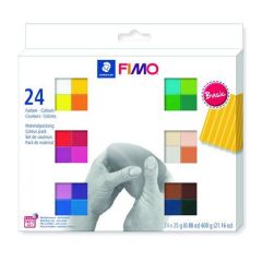 Fimo soft colour pack 24 basic colours (8023 C24-1)