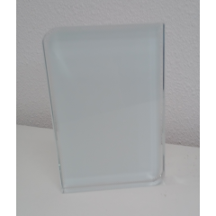 Rechthoekig Sublimatie Fotokristal - 100 x 150 mm  - met twee ronde hoeken (BXP07)