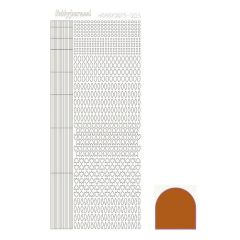 Hobbydots stickervel 005 - Brown (Mirror)