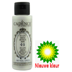 Cadence Hi-lite metallic verf Groen 0389 70 ml (301218/0389) *